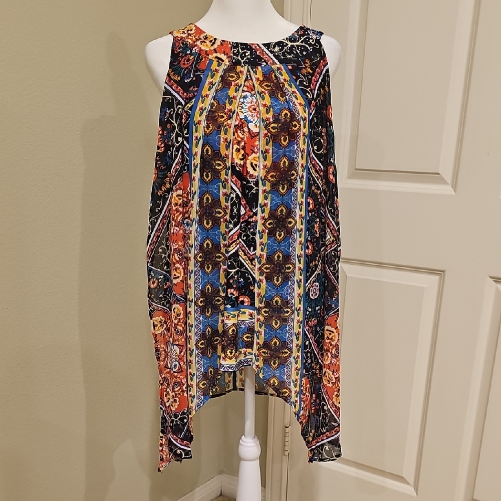 Cocomo Multicolor Sleeveless Blouse